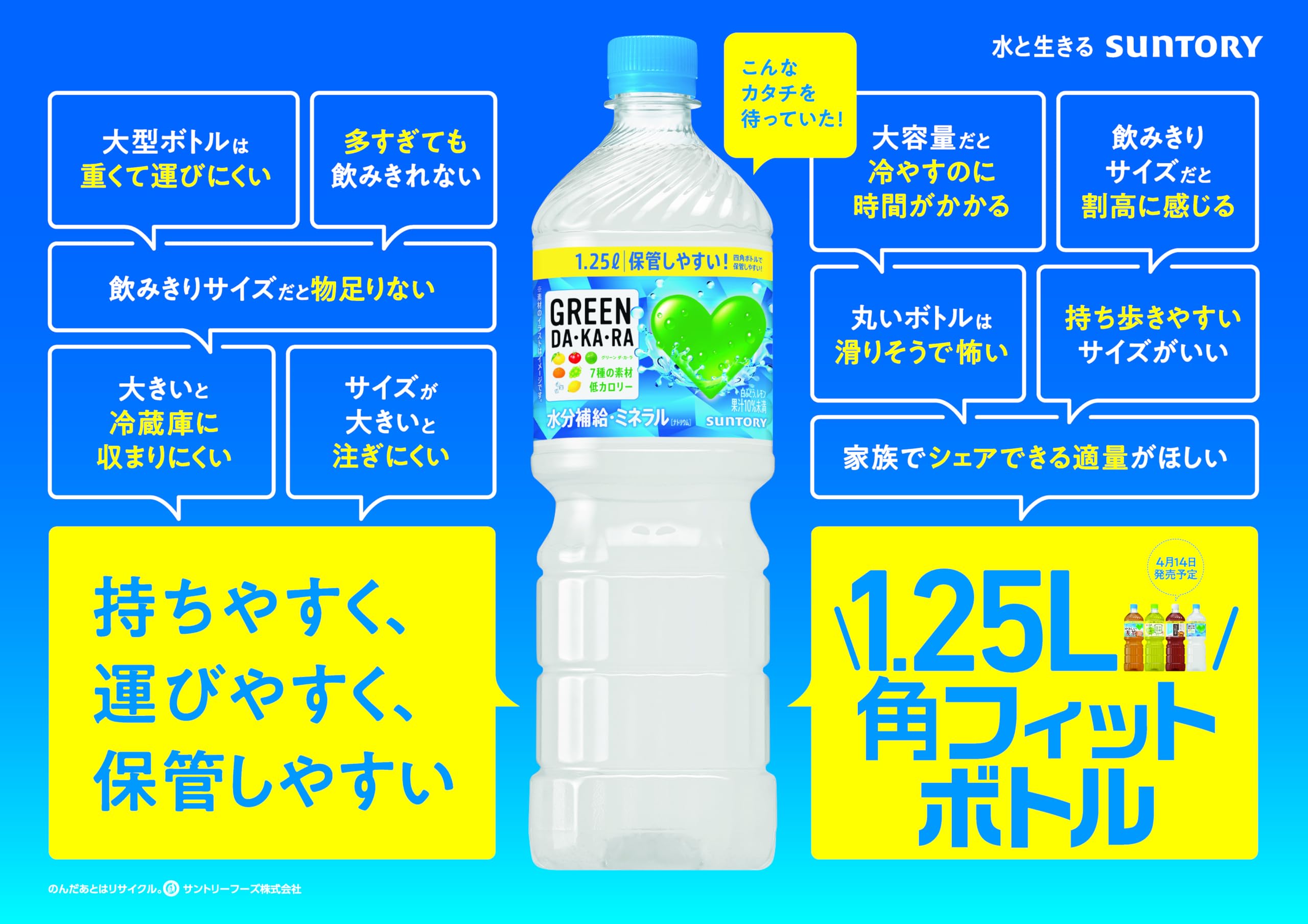 Amazon.co.jp: 【熱中症対策】サントリー グリーンダカラ 1.25L×8本